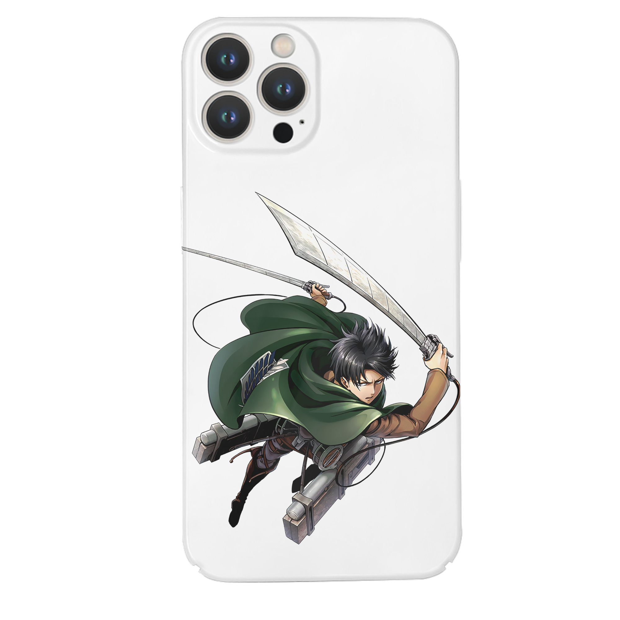 （画像用） 進撃の巨人 リヴァイ·アッカーマン Attack on Titan Levi Ackerman 【iPhone 14シリーズ対応】ハードケース